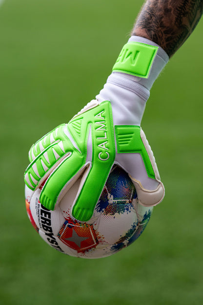 Profi Border Green Goalkeeper Gloves