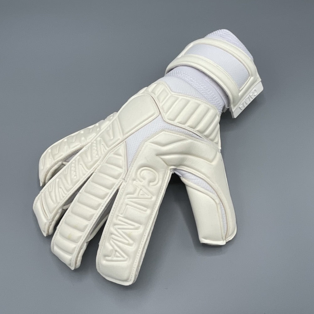 Profi Legacy Ltd Edition White Out Goalkeeper Gloves Calma Goalkeeping